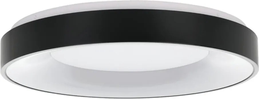 Eglo 55802 - LED Stmievateľné stropné svietidlo 4xLED/8,1W/230V pr. 48 cm čierna+DO