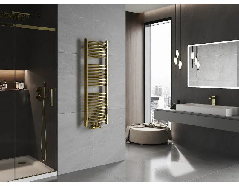 Mexen Ares, vykurovacie teleso 1200x400 mm, 349 W, zlatá lesklá, W102-1200-400-00-50