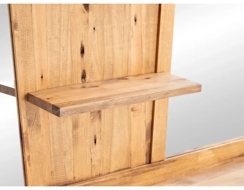 furniture-nabytek.cz - Masívne kúpeľňové zrkadlo Rangoon z borovice, lakované – 140×72 cm