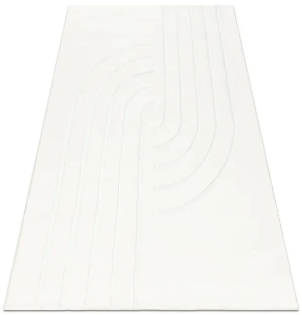 Koberec CURVY Curves 11 biely