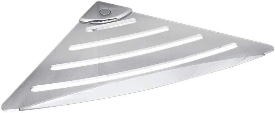 Gedy Gedy, Rohová polica, 178x178 mm, ABS/leštený nerez, ES81