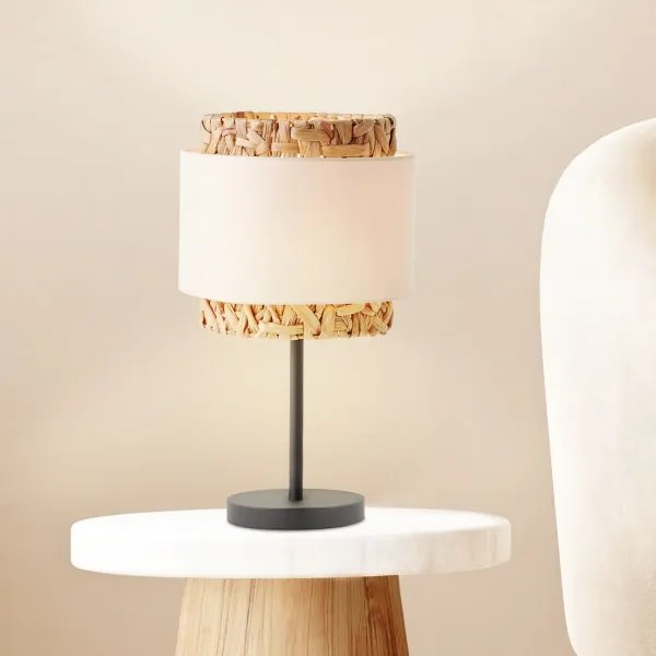 Brilliant - Stolná lampa WATERLILLY 1xE27/60W/230V krémová