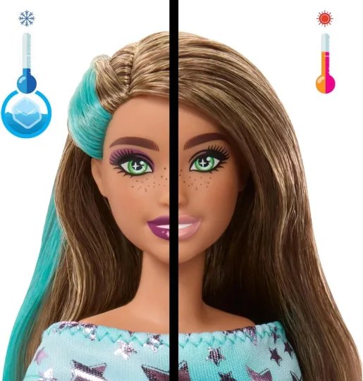 Mattel Barbie JFG72 Party Unboxed Reveal sada 10 prekvapení s bábikou