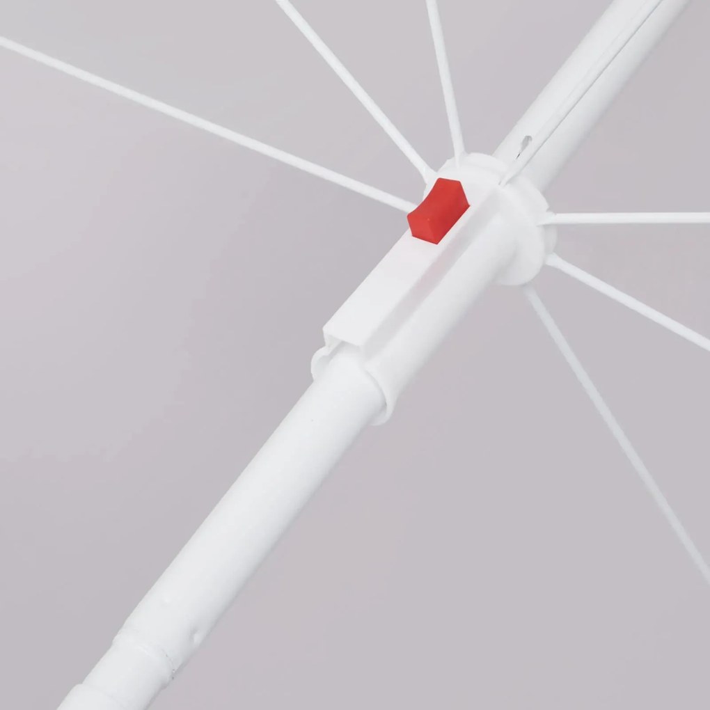 Plážový slunečník Cyprusa 200 cm červený