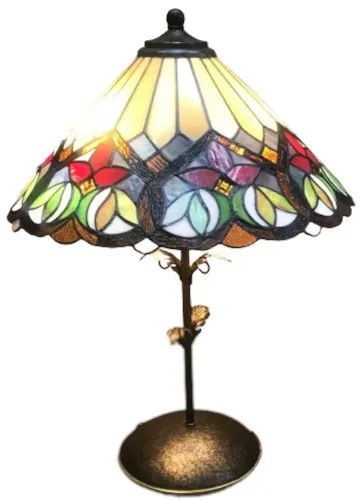 Tiffany stolová lampa BRIGHT 40*60