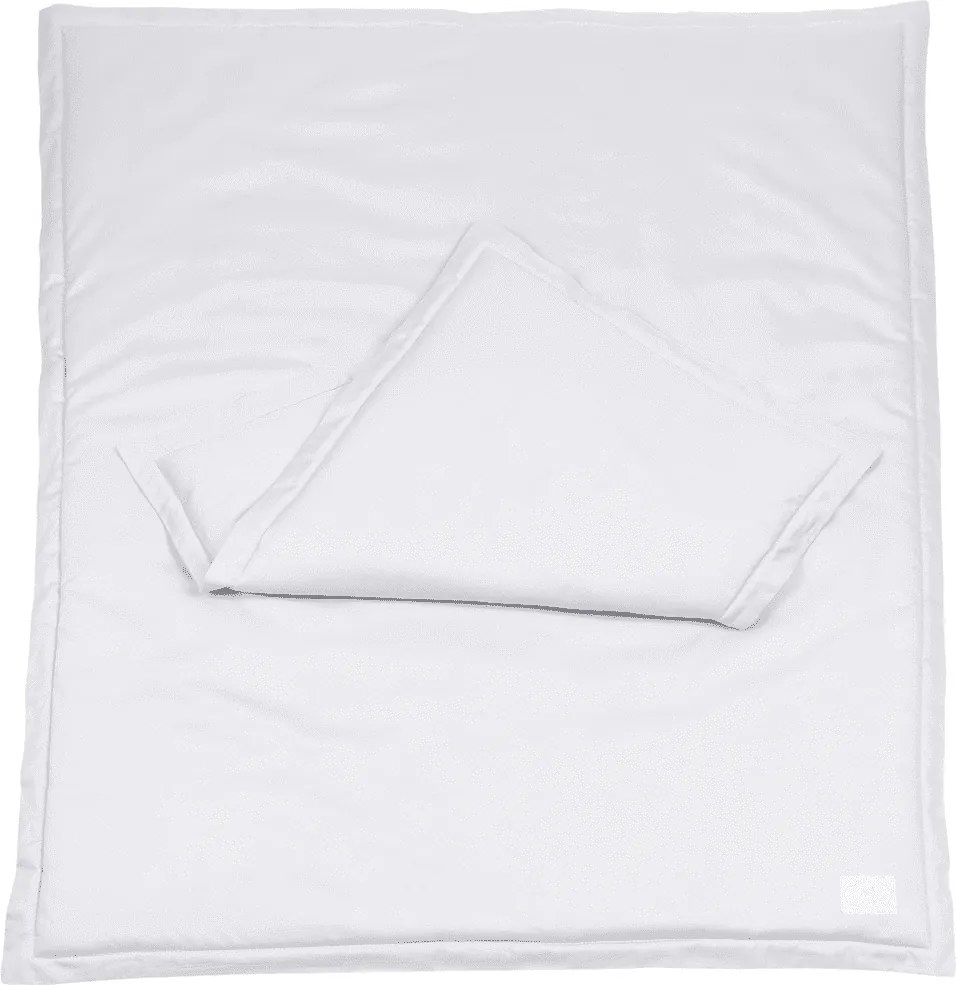 Sada do postieľok s rámom svetlo šedá 80x100cm