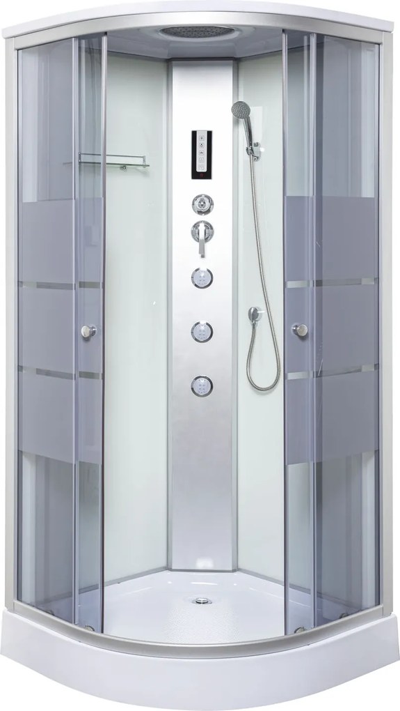 Novoterm Hydromasážny box NV-Sali WH 89x89 cm