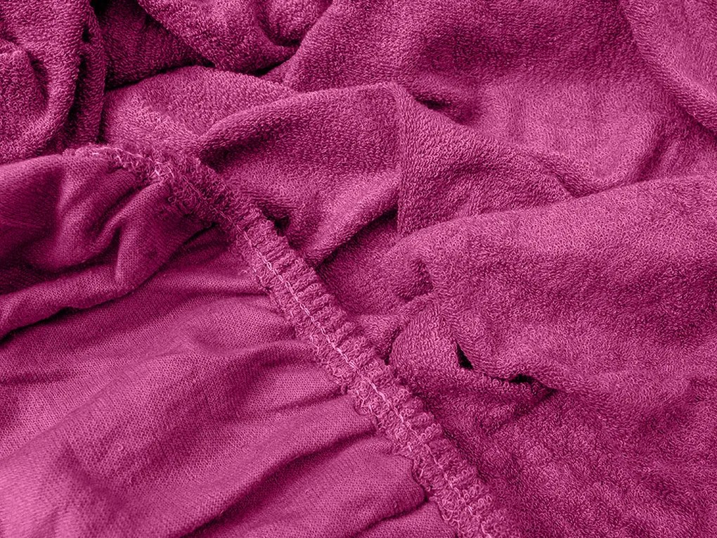 Froté plachta EXCLUSIVE purpurová 180 x 200 cm