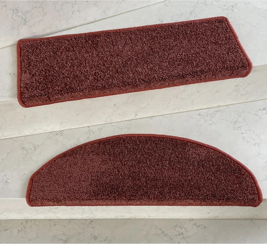 Nášľapy na schody Capri terra polkruh, samolepiaci - 24x65 polkruh (rozmer vrátane ohybu) Vopi