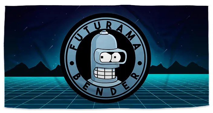 Sablio Uterák Futurama Bender Štvrtá dimenzia - 50x100 cm