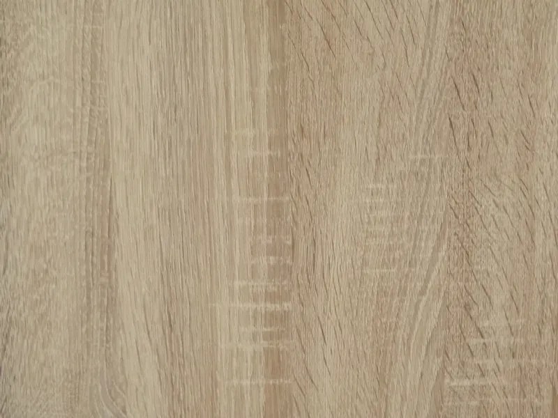 Šatníková skriňa Jupiter, 207 cm, dub sonoma/biela
