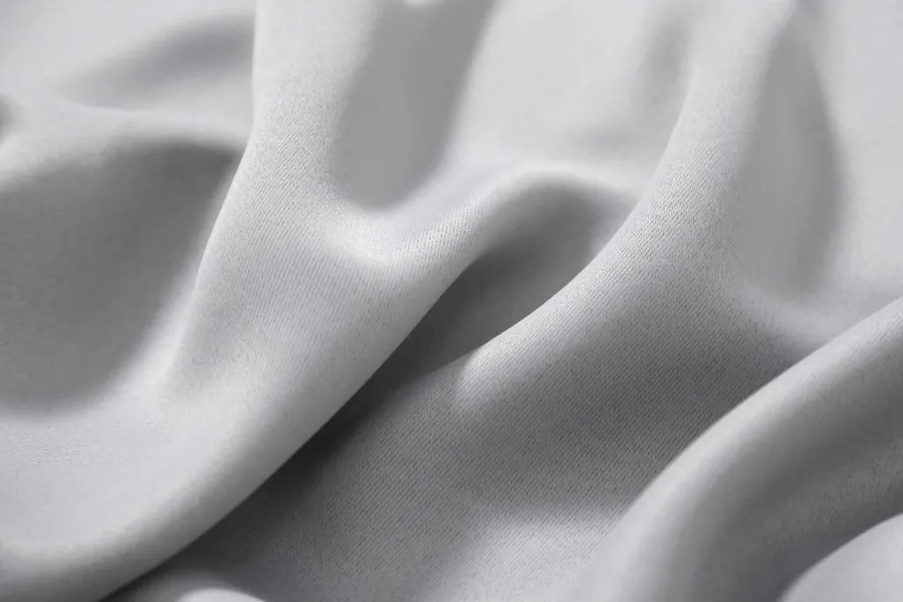 Záves OXFORD LIGHT 140x250 cm, svetlosivý Zavesenie: Riasiaca páska