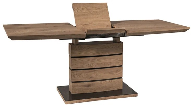 Rozkladací jedálenský stôl Daro 140-180x80- dub