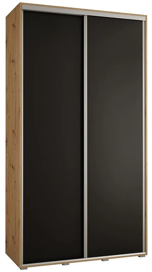 Skriňa 45 Canaris 1 130 artisan/čierna/silver