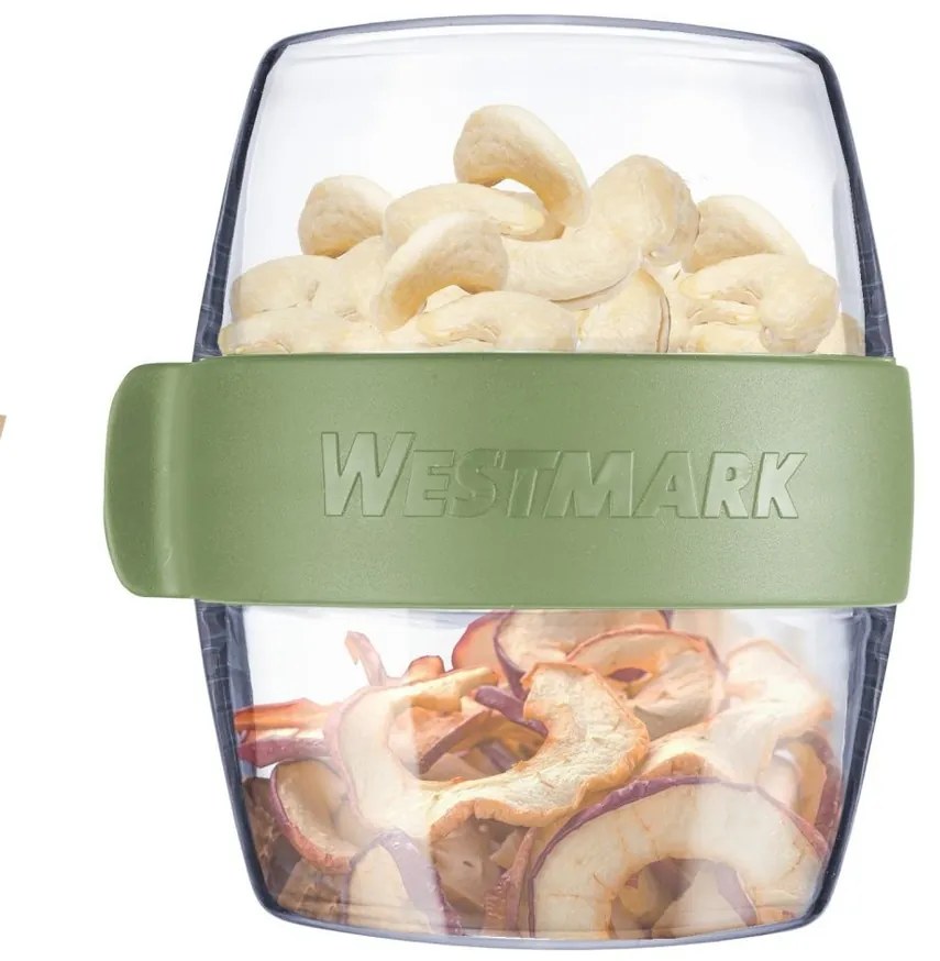 Westmark Dvojdielna dóza na desiatu MAXI, 700 ml, mätovo zelená, L