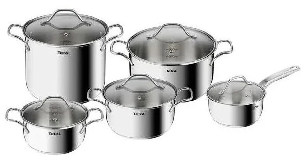 Tefal - Sada hrncov 10 ks INTUITION nerez