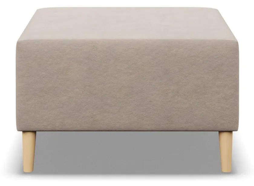 Podnožka ETNA - Kronos 70 x70 cm Béžová