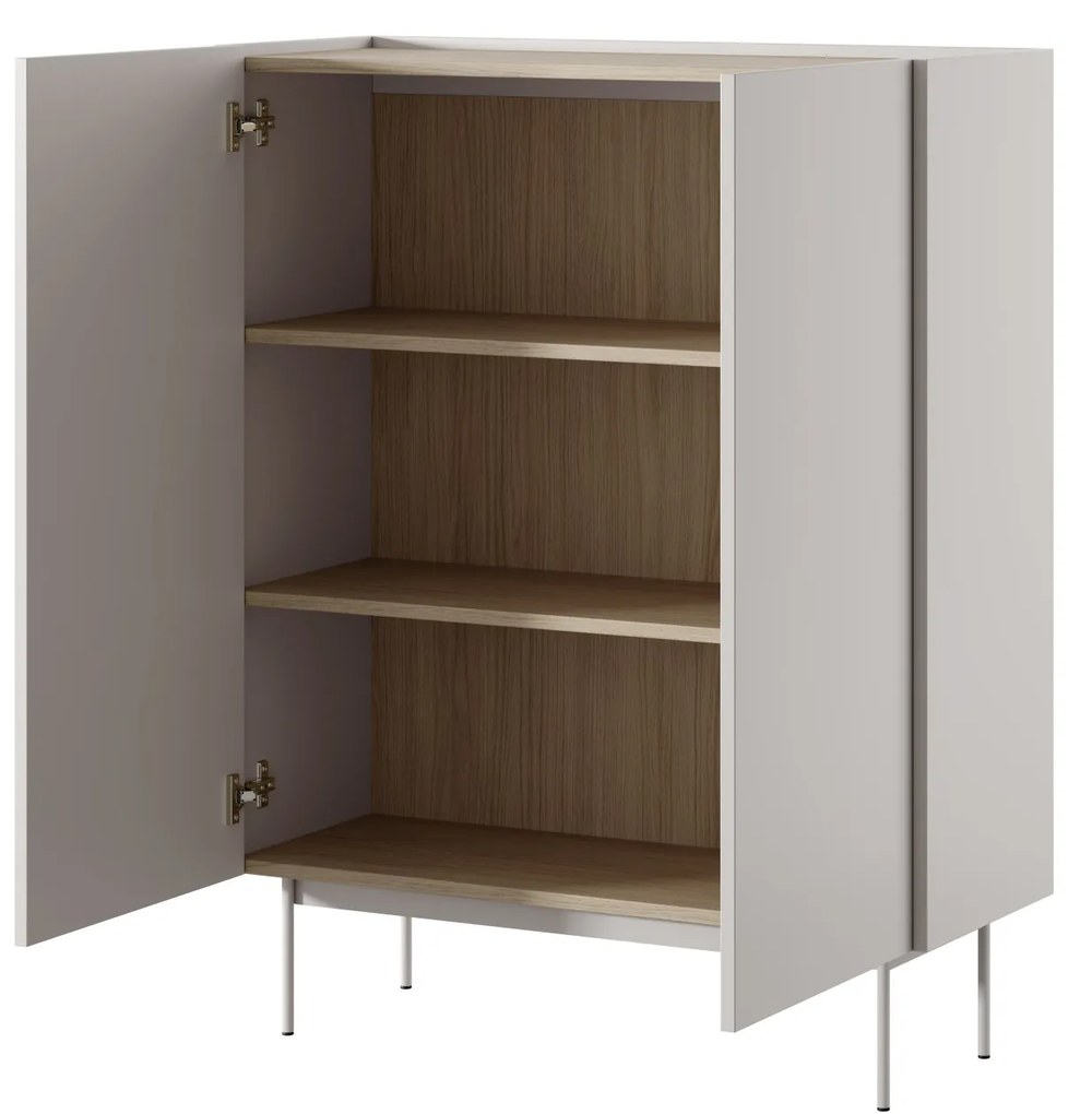Komoda Farba KD97 dub linea/kašmír