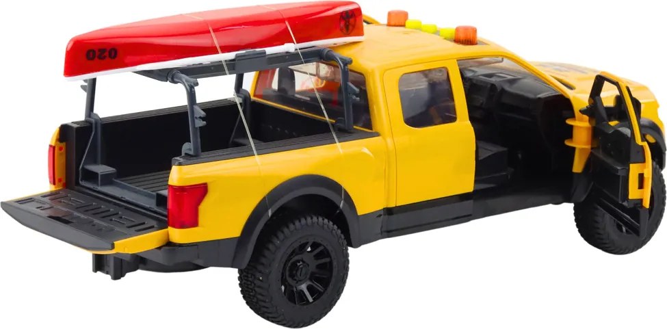 LEAN Toys Terénne vozidlo Preprava kajakov Svetlá Zvuky Žltá