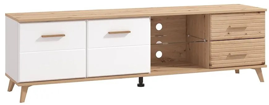 TV stolík Ascona Biela/Artisan 11011974