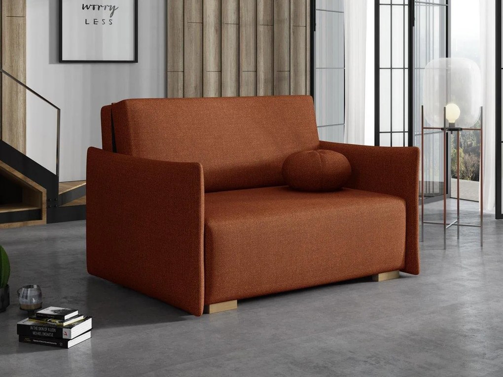 Rozkladacia pohovka Carivia Glov II (oranžová) (s úl. priestorom). Vlastná spoľahlivá doprava až k Vám domov. 1105453