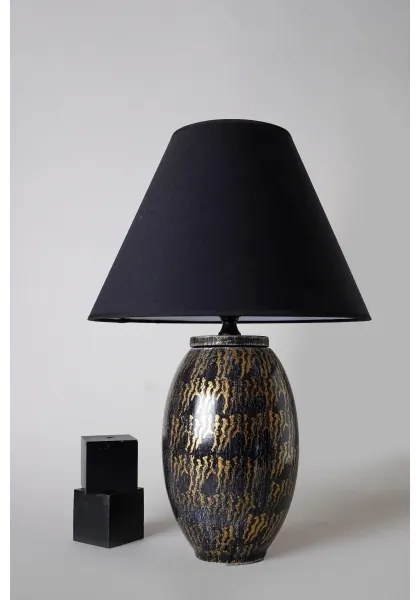 Stolná lampa RAMZES 1xE27/40W/230V čierna