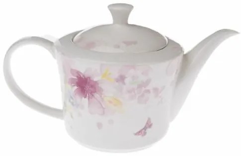 Porcelánová kanvička na čaj Flower, 1,27 l