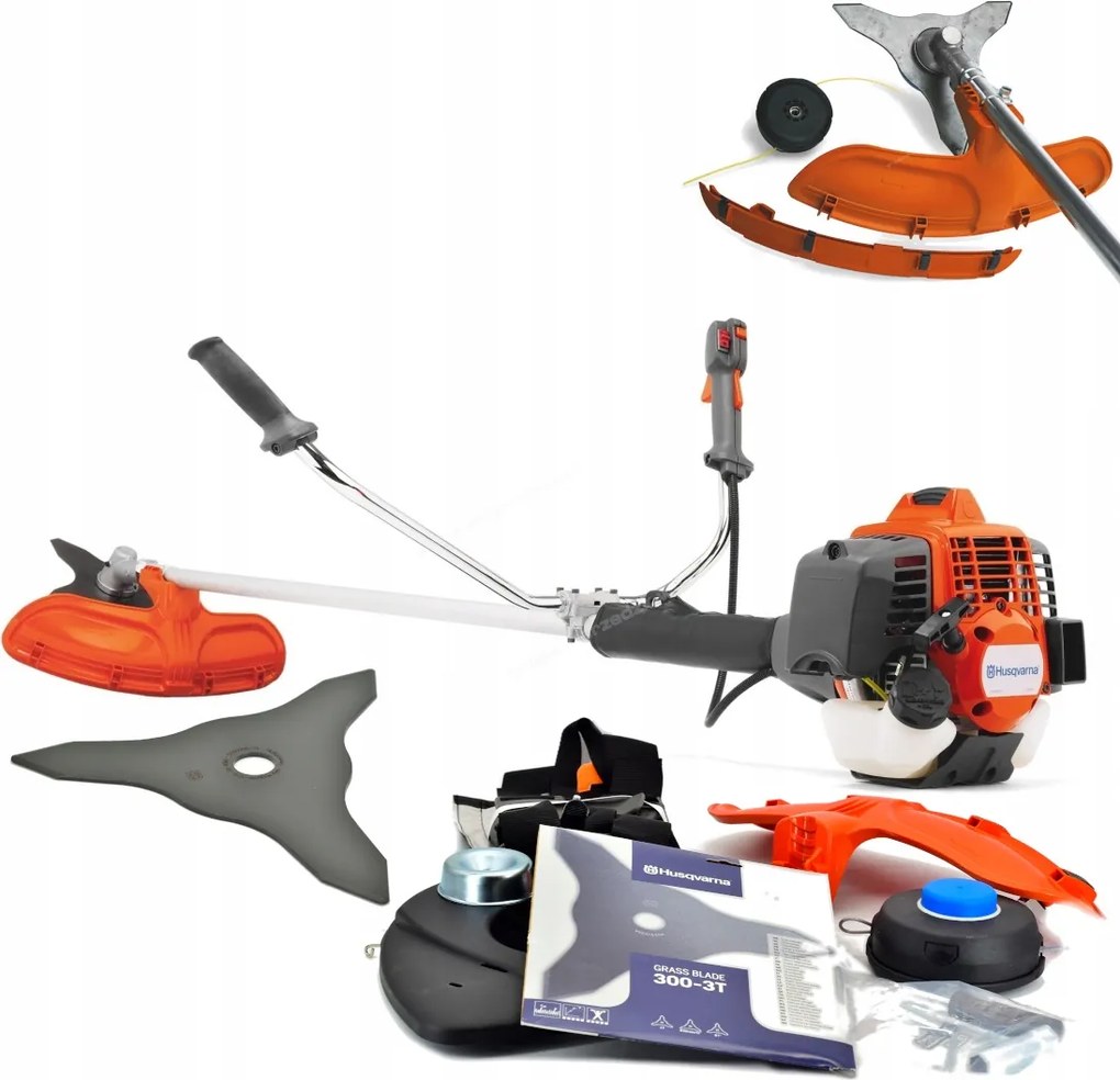 Husqvarna 553RS Benzínový vyžínač 3.1 Km trojzubec 966780004 Or