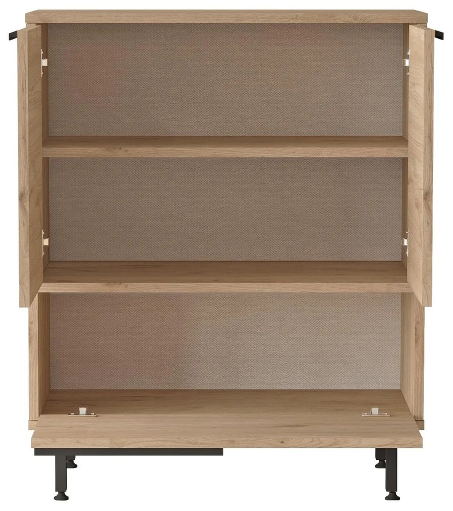 Botník (skrinka na topánky) Nimelo 4 (orech). Akcia -19%. Vlastná spoľahlivá doprava až k Vám domov. 1094672