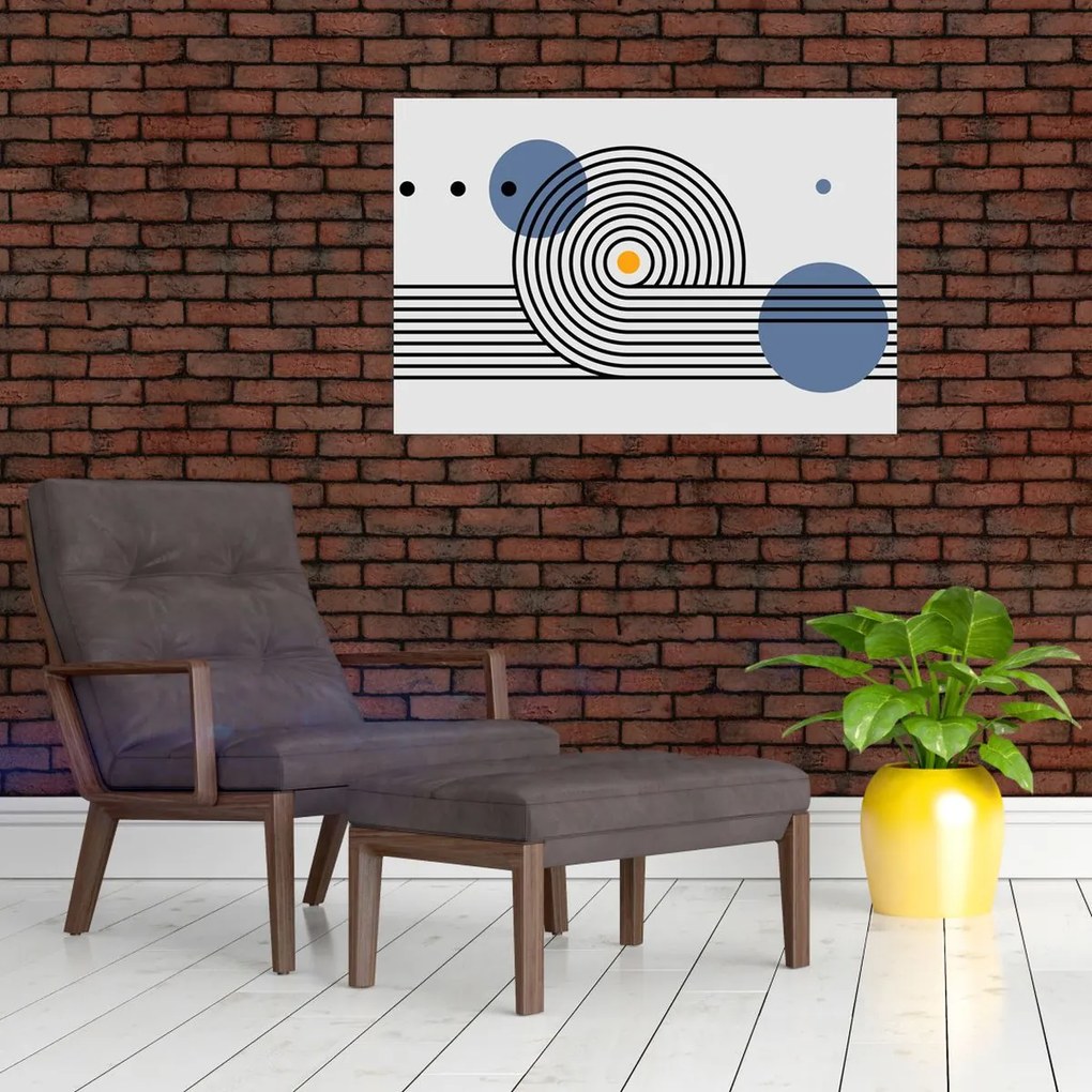 Obraz - Minimalistická abstrakcia N⁰1 (90x60 cm)
