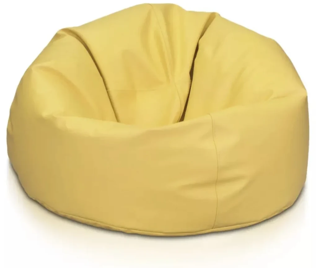 Sedací vak Sakwa L z ekokože – pohodlný, ľahko čistiteľný, elegantný vak pre deti aj dospelých Farba: E01 - Biela