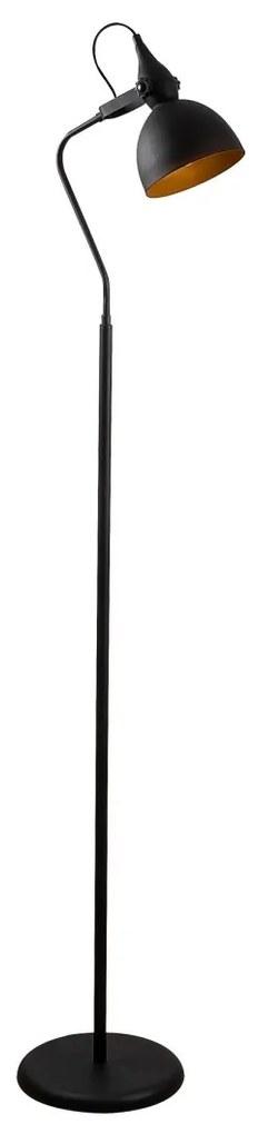 Stojacia lampa Lik II 183 cm čierna