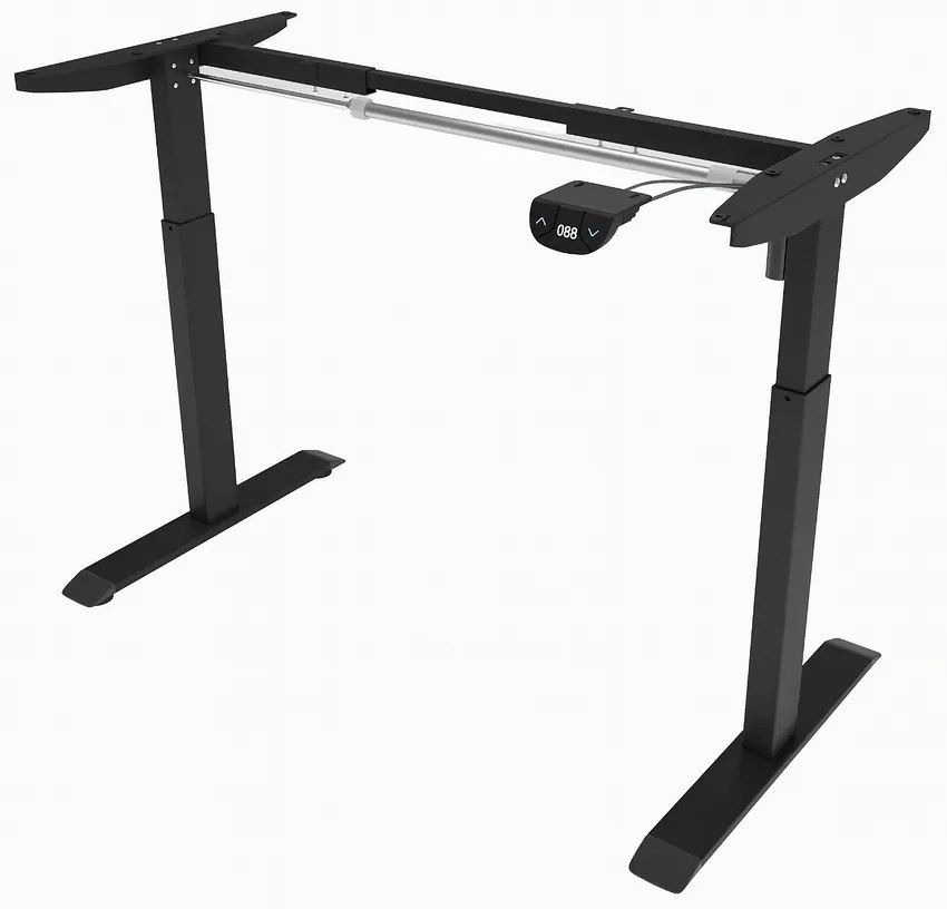 Herný stôl BR01 svetlohnedý s čiernym rámom 140 cm