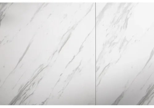 Rozkladací jedálenský stôl 39562 180/260 x 90cm White Look Ceramik  - Komfort-nábytok