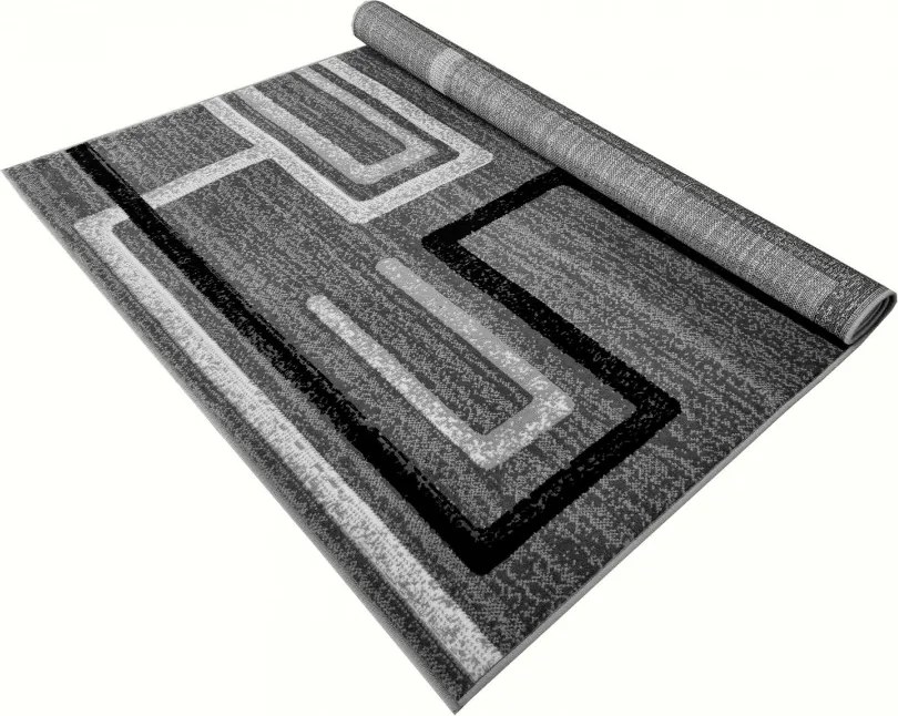 DC Koberec PP 1002 sivá Rozmer: 180×250 cm