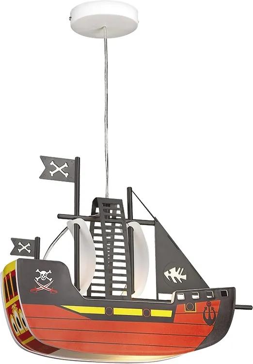 Rabalux 4719 - Detský luster SHIP 1xE27/40W/230V