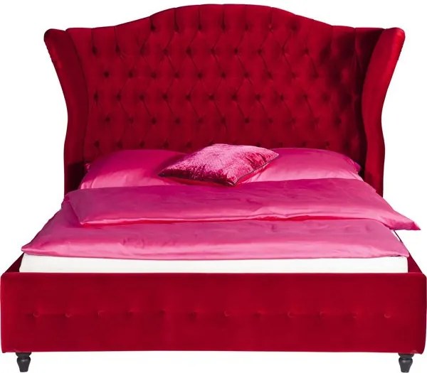 KARE DESIGN Posteľ City Spirit Boudoir Red 180 × 200 cm