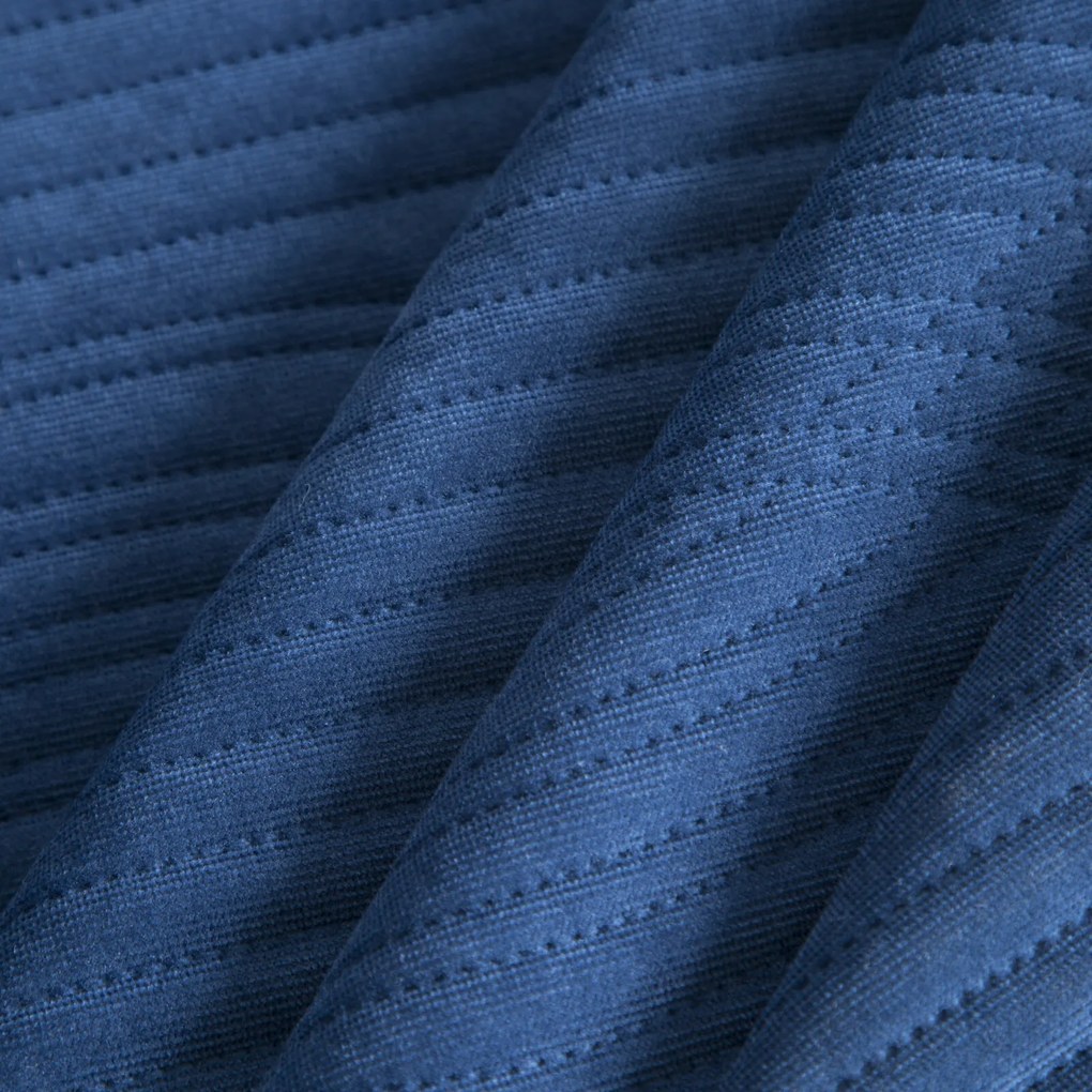 PREHOZ NA POSTEĽ VELVET2 220X240 CM TMAVOMODRÝ