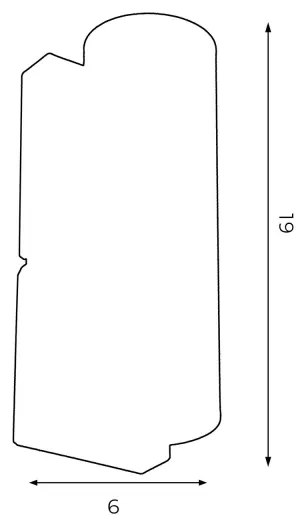 Nástenné svietidlo WALL 1xGU10/8W/230V biela