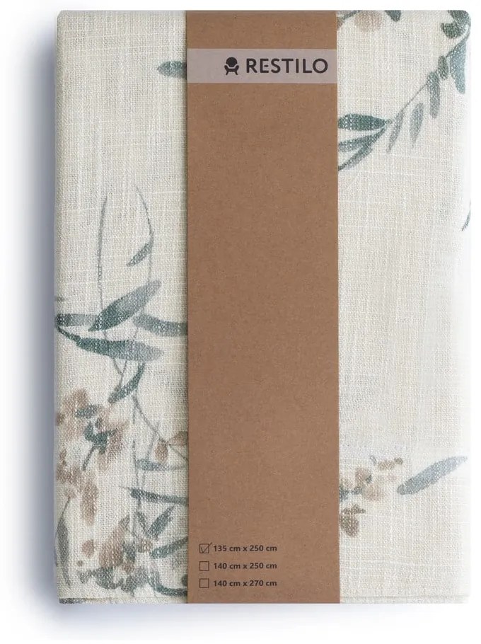 Krémovobiely záves 135x250 cm Ramita – Restilo