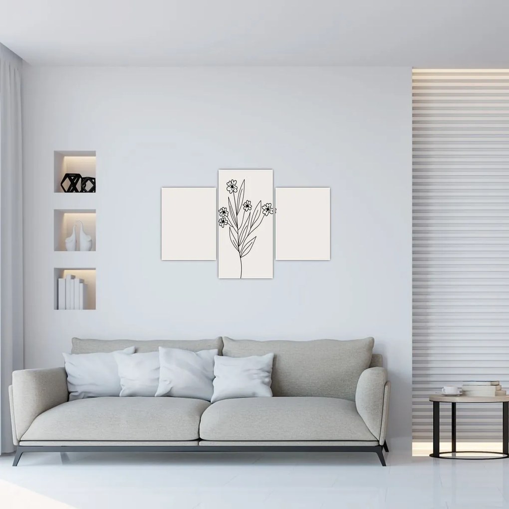 Obraz - Lúčny kvet N⁰1 (90x60 cm)
