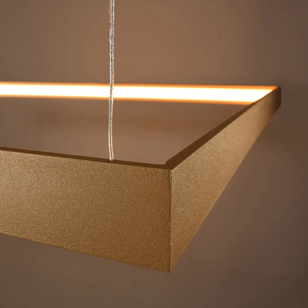 Závesné LED svietidlo Nelya m, 1x LED 50w, 3000k, g