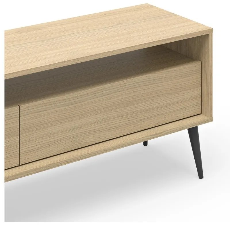 TV stolík v dekore duba v prírodnej farbe 150x54 cm Lake – TemaHome