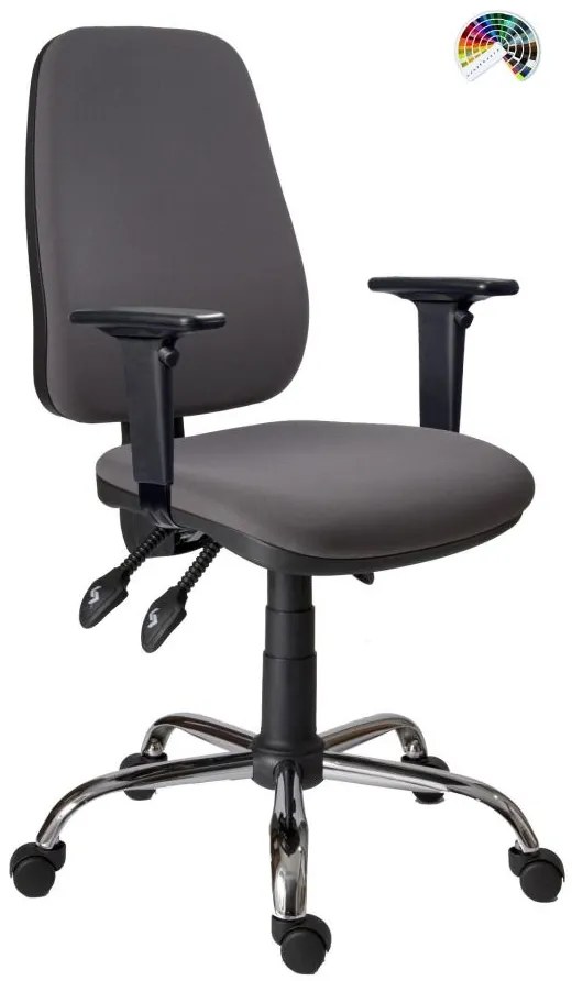 ANTARES Kancelárska stolička 1140 ASYN čalúnenie BLOOM koženka