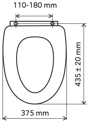FERRO - WC sedadlo MDF/dekor buk