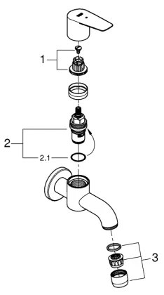 GROHE 20238001 - Vypúšťací ventil DN 15 lesklý chróm