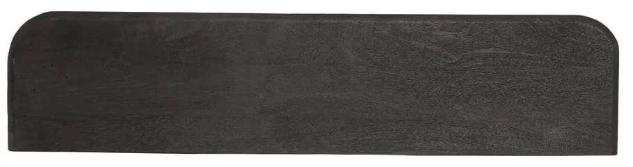 Čierna polica z mangového dreva 88 cm Tarontu – Light &amp; Living