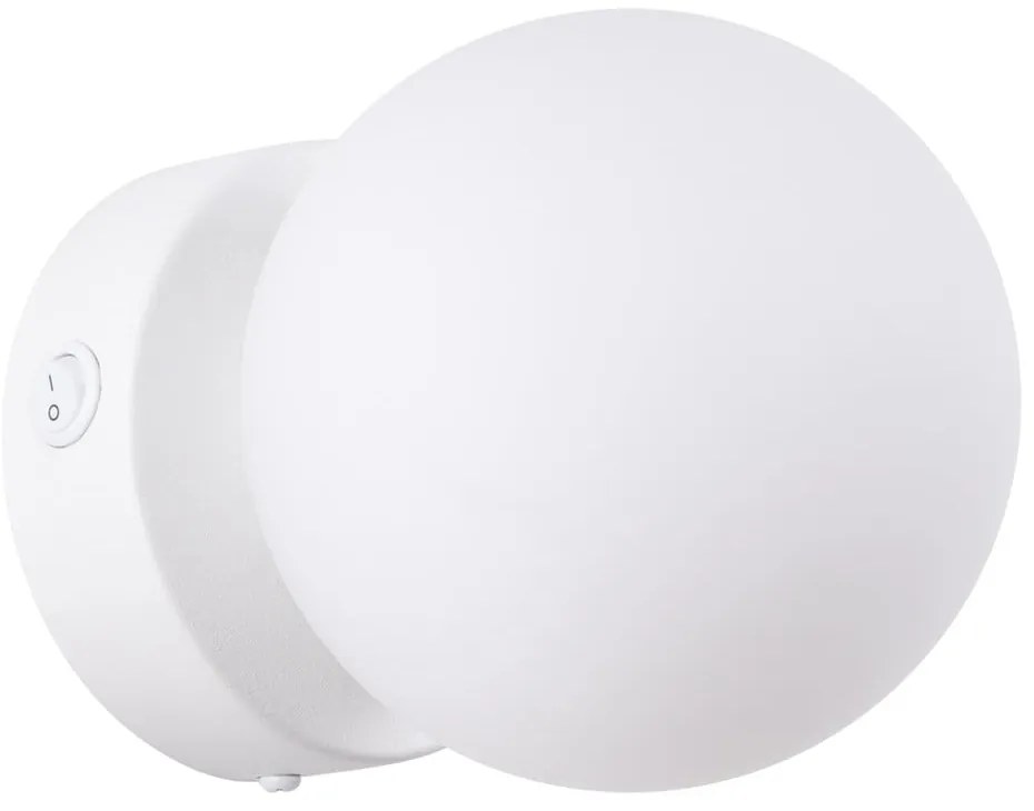 Biele nástenné svietidlo Blaze – Sollux