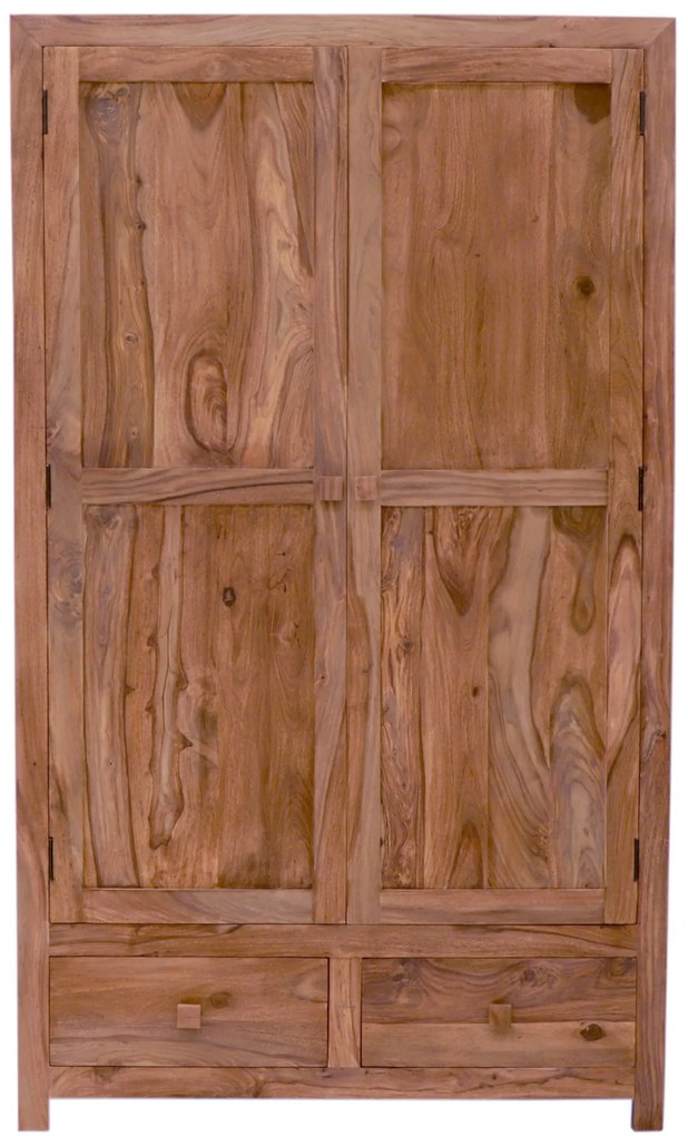 furniture-nabytek.cz - Šatníková skriňa drevená 120x200x60 z masívu mango