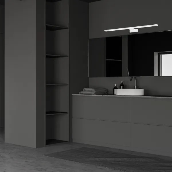 LED osvetlenie zrkadla do kúpeľne SHINE LED/12W/230V 60 cm IP44 biela